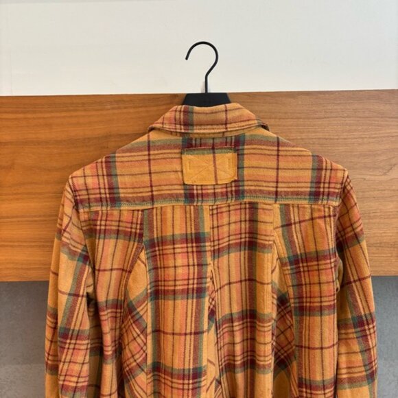 Free People We The Free Kalli Plaid Buttondown Shirt Flannel Tunic Top, Size XS - Picture 10 of 12